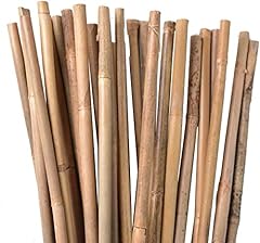 Occasion, Suinga. 50 tubes en bambou 90 cm, diamètre 6 à 10 mm. d'occasion  Livré partout en France