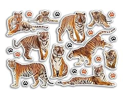 Sticker sheet tiger for sale  Delivered anywhere in UK