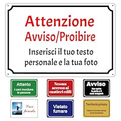 Cartello personalizzabile allu usato  Spedito ovunque in Italia 