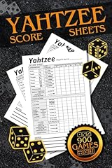 Yatzee score sheets for sale  Delivered anywhere in USA 