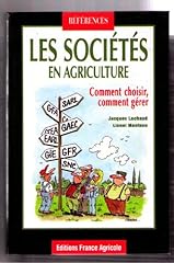 Sociétés agriculture. d'occasion  Livré partout en France