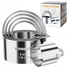 Round cookie cutters for sale  Delivered anywhere in USA 