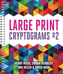 Large print cryptograms for sale  Delivered anywhere in USA 