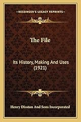 File history making for sale  Delivered anywhere in USA 