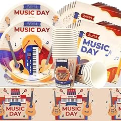 Vaisselle anniversaire musique d'occasion  Livré partout en France