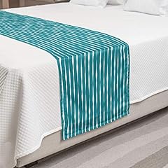 Ambesonne teal stripe for sale  Delivered anywhere in USA 