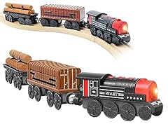 Motorized train wooden for sale  Delivered anywhere in USA 