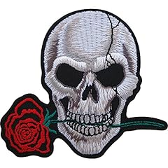Biker patch skull for sale  Delivered anywhere in UK
