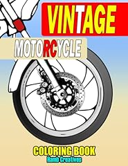 Vintage motorcycle coloring for sale  Delivered anywhere in USA 