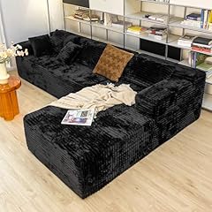 Black sectional couches for sale  Delivered anywhere in USA 