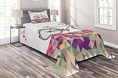 Ambesonne geometric coverlet for sale  Delivered anywhere in USA 