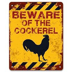 Beware cockerel tin for sale  Delivered anywhere in UK