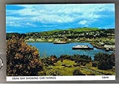 Postcard SCOTLAND Oban Bay showing Car Ferries DRG for sale  Delivered anywhere in UK