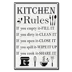 Creatcabin kitchen rules for sale  Delivered anywhere in UK