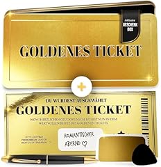Goldene ticket personalisierba gebraucht kaufen  Wird an jeden Ort in Deutschland