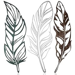 Pieces metal feather for sale  Delivered anywhere in USA 