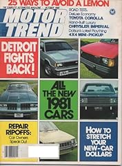 Motor trend magazine for sale  Delivered anywhere in USA 