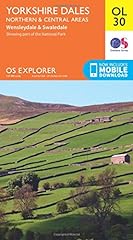Yorkshire dales map for sale  Delivered anywhere in UK