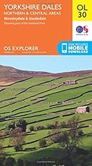 Yorkshire dales map for sale  Delivered anywhere in UK