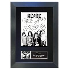 Acdc signed photo for sale  Delivered anywhere in UK