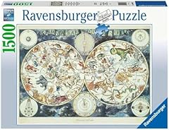 Ravensburger puzzle mappamondo usato  Spedito ovunque in Italia 