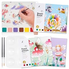 Pack watercolor coloring for sale  Delivered anywhere in USA 