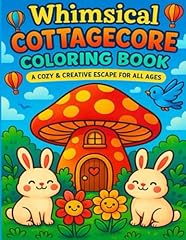 Whimsical cottagecore coloring usato  Spedito ovunque in Italia 
