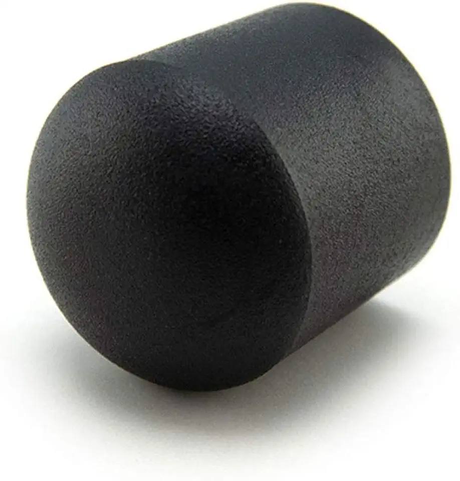 Gleitgut stoelpootdoppen, rond, zwart, buiskappen voor ronde buizen, 8 mm, 4 stuks, gebruikt tweedehands  