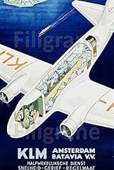Postersandco airlines klm d'occasion  Livré partout en France