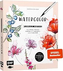 Watercolor florale motive gebraucht kaufen  Wird an jeden Ort in Deutschland