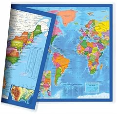 Sided desk map for sale  Delivered anywhere in USA 