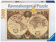 Ravensburger puzzle mappamondo usato  Spedito ovunque in Italia 