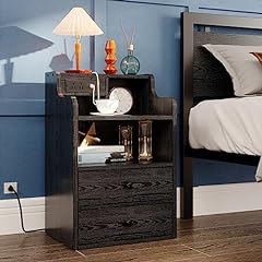 Likimio black nightstand for sale  Delivered anywhere in USA 
