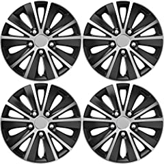 Versaco Car Wheel Trims RAPIDENCBS14 - Black/Silver for sale  Delivered anywhere in UK