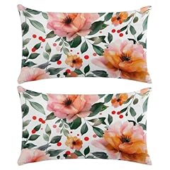 Housse coussin fleurs d'occasion  Livré partout en France