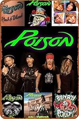 Poison poster tin for sale  Delivered anywhere in USA 