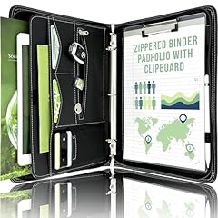 Stylio zipper portfolio for sale  Delivered anywhere in USA 