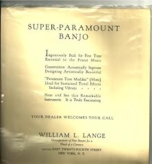 Super paramount banjo for sale  Delivered anywhere in USA 