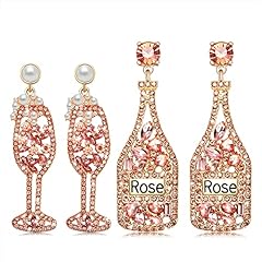Pairs rhinestone champagne for sale  Delivered anywhere in USA 