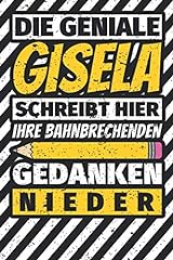Notizbuch liniert gisela gebraucht kaufen  Wird an jeden Ort in Deutschland