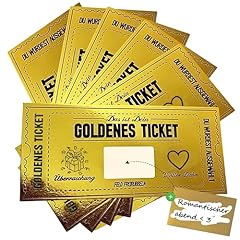 Set goldenes ticket gebraucht kaufen  Wird an jeden Ort in Deutschland