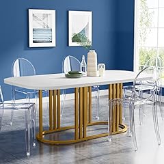 Tribesigns gold dining for sale  Delivered anywhere in USA 