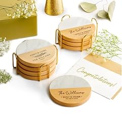 Personalized coasters wedding for sale  Delivered anywhere in USA 