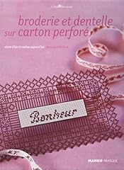 Broderie dentelle carton d'occasion  Livré partout en France