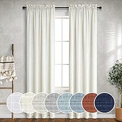 Natural linen curtains for sale  Delivered anywhere in UK