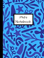 Phil notebook personalised for sale  Delivered anywhere in UK