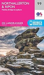 Northallerton ripon map for sale  Delivered anywhere in UK