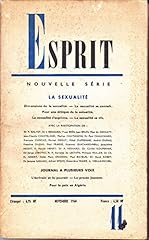 Revue esprit. 1960 d'occasion  Livré partout en France