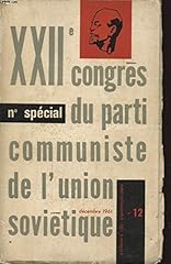 Xxiie congres parti d'occasion  Livré partout en France