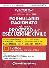 Formulario della esecuzione usato  Spedito ovunque in Italia 